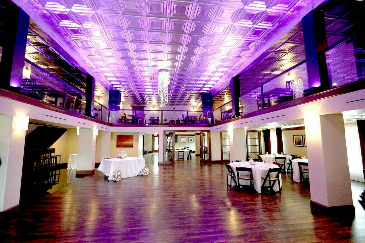 We can offer ambient lighting to make your evening dazzling.